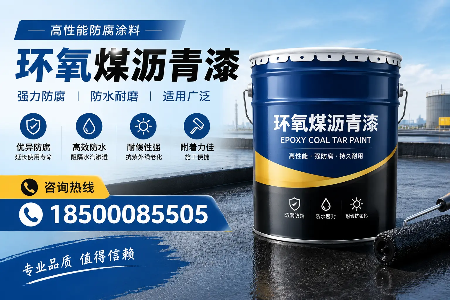 环氧煤沥青漆的主要成分与功能，湖州用户深度了解
